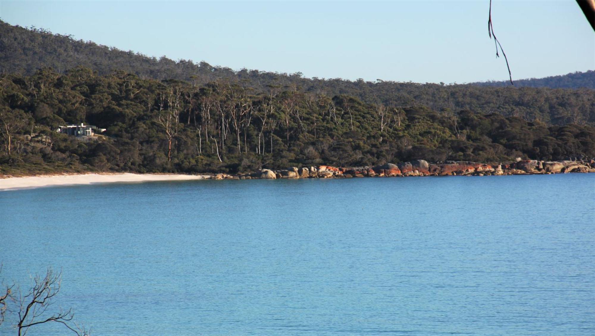 Kingfisher Cottage Beachfront At The Binalong Bay Экстерьер фото