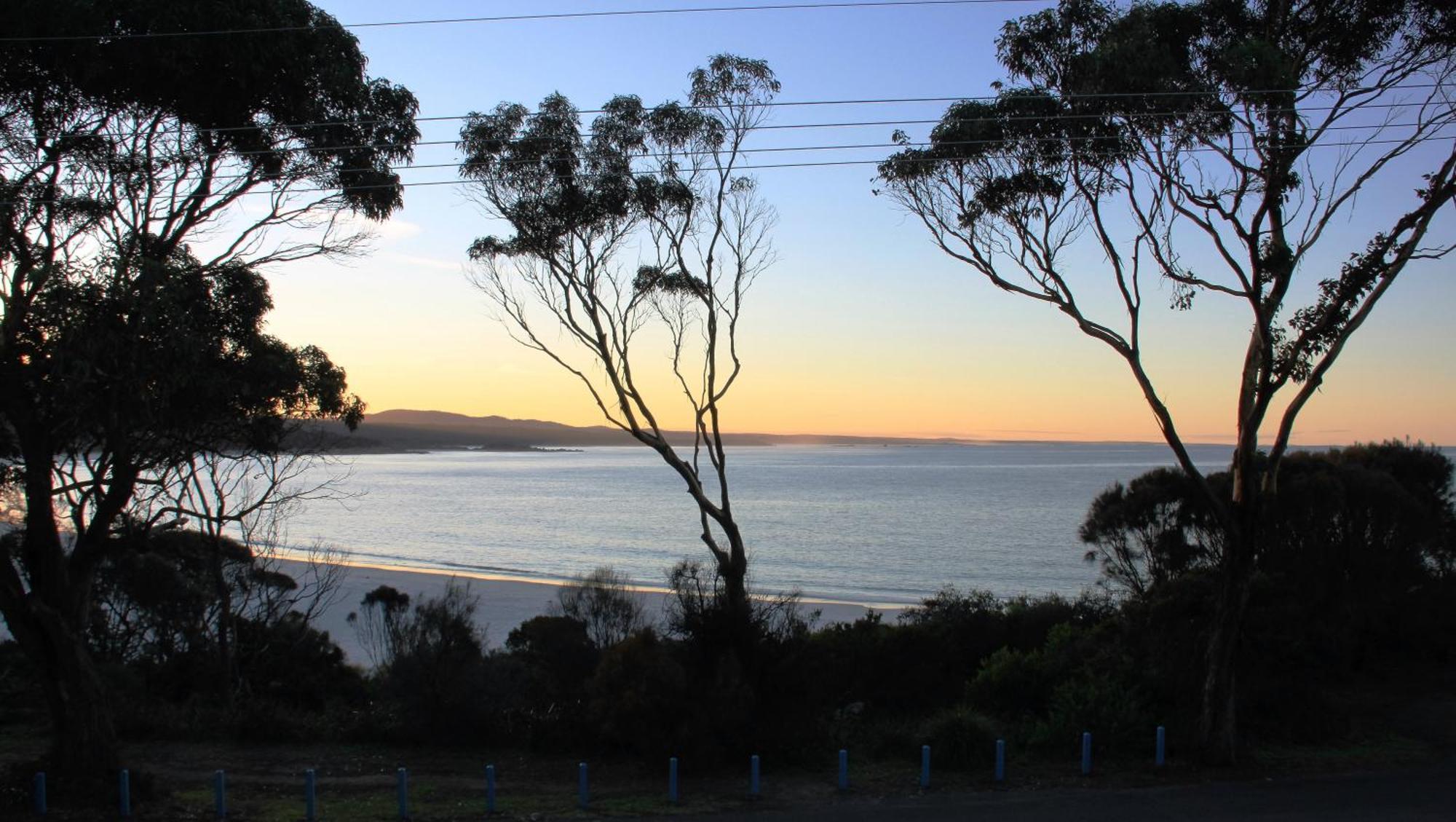 Kingfisher Cottage Beachfront At The Binalong Bay Экстерьер фото